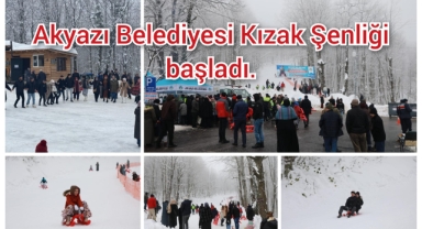 Akyazı Belediyesi Kızak Şenliği başladı 