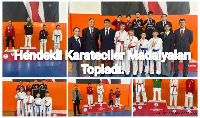 Hendekli Karateciler Madalyaları Topladı