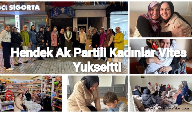 Hendek Ak Partili Kadınlar Vites Yükseltti