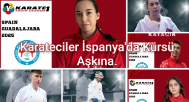 Karateciler İspanya'da kürsü aşkına