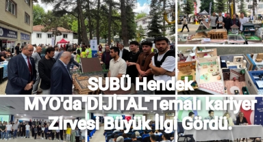 SUBÜ Hendek MYO'da "Dijital Dönüşüm" Temalı Kariyer Zirvesi Büyük İlgi Gördü