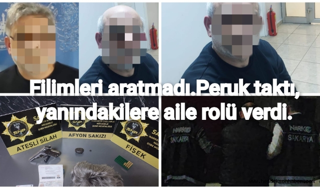 Yok Artık Filmleri aratmadı Peruk taktı, yanındakilere aile rolü verdi