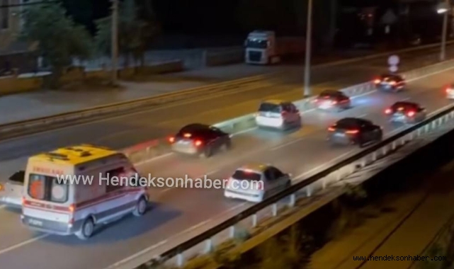 Hendek’te Ambulansa Fermuar Sistemiyle Yol Verdiler