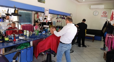 Hendek'te Berber ve Kuaförlerde  Bayram Yoğunluğu