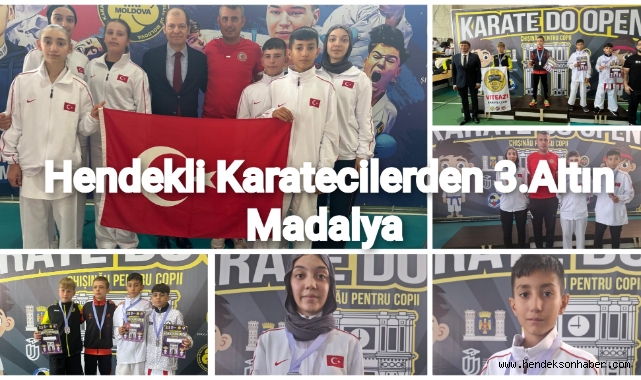Hendekli Karatecilerden 3 Altın Madalya