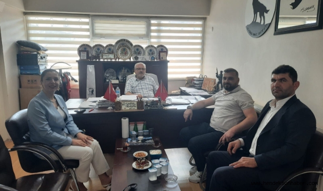 HENDEKLİ MUHTARLAR’DAN BAHADIR’A ZİYARET