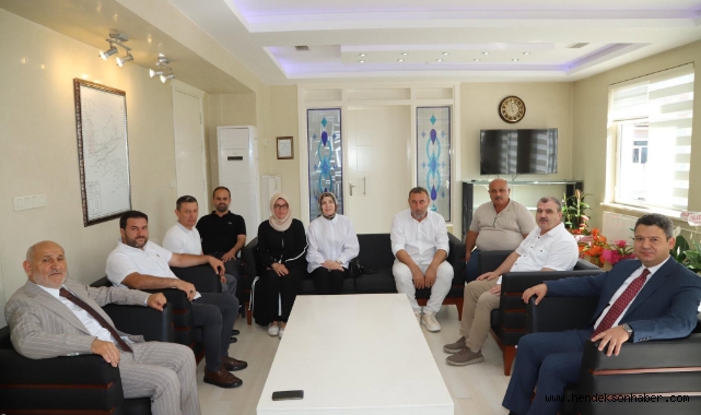 Başkan Püsküllü ve Meclis Üyelerinden Kaymakam Gökpınar’a Hoş Geldin Ziyareti