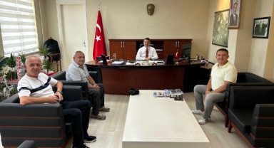 Hendekli Gazetecilerden Kaymakam Gökpınar'a "Hayırlı Olsun" Ziyareti