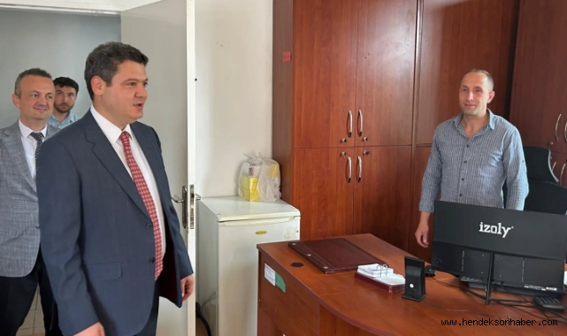 Kaymakam Gökpınar'dan İlçe Milli Eğitim Müdürlüğü'ne Ziyaret