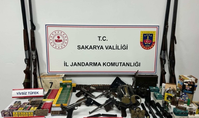​Hendek'te Kaçak Silah Operasyonu