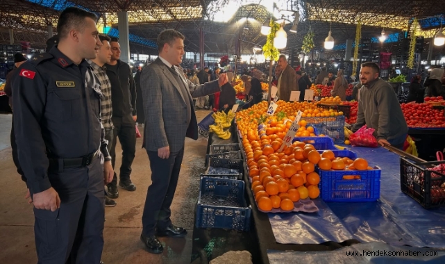 Kaymakam Gökpınar Salı Pazarı'nda!