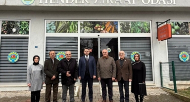 ​Hendek Tarımı Masaya Yatırıldı: Kaymakam Gökpınar’dan Ziraat Odasına Ziyaret