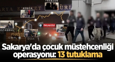 Dev Operasyon: Çocuk Müstehcenliği Suçuna 13 Tutuklama!