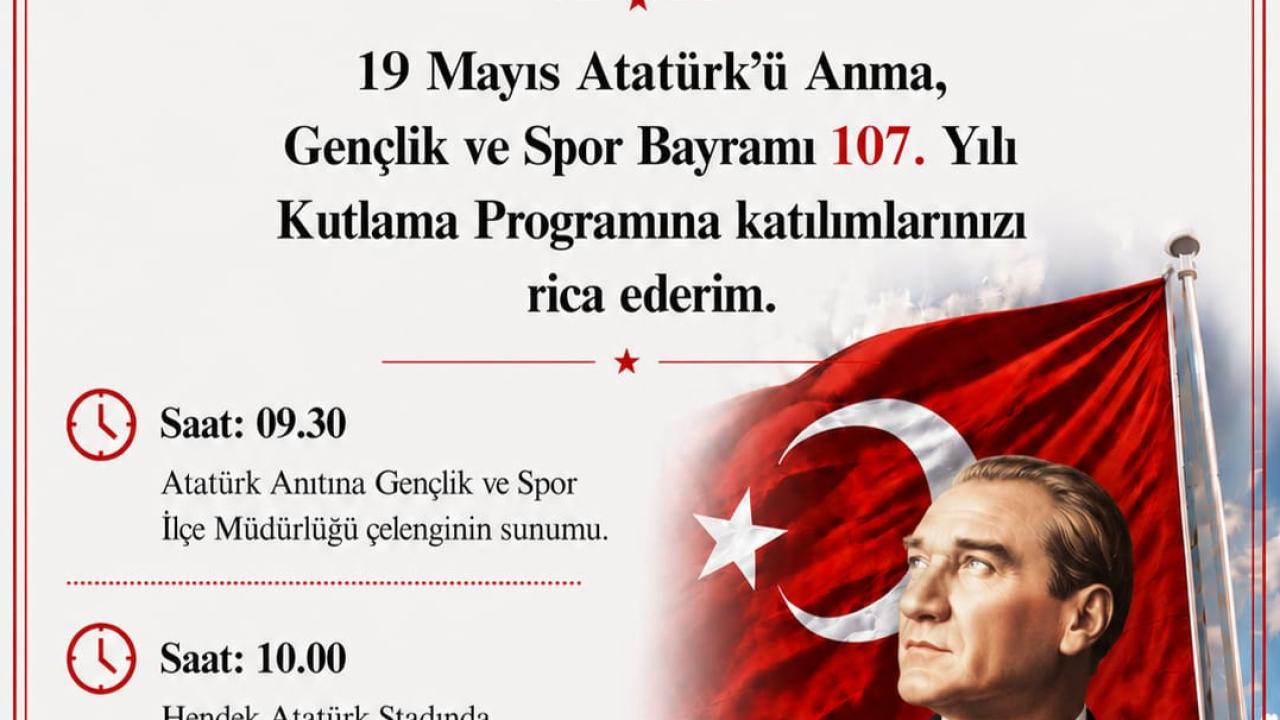 19 Mayıs Coşkusu Hendek’te Yaşanacak