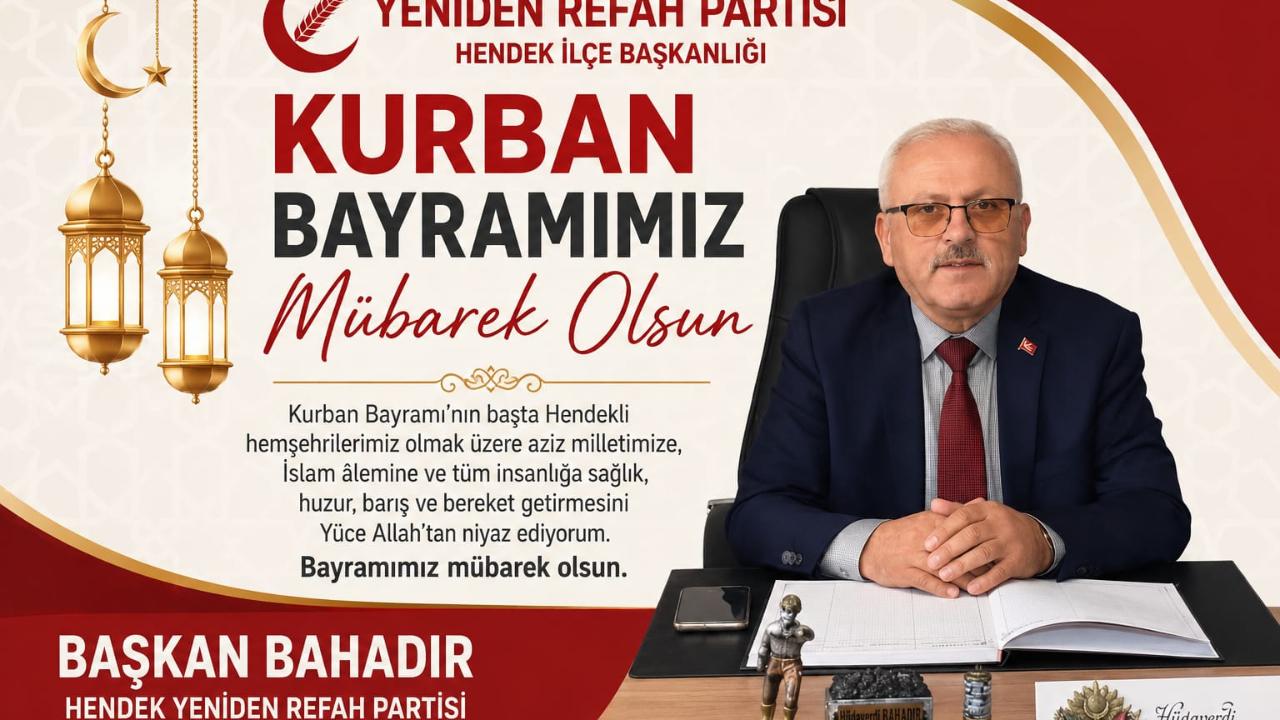 Başkan Bahadır Kurban Bayramını Kutladı.