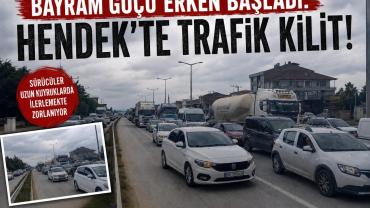 Bayram Göçü Erken Başladı: Hendek’te Trafik Kilit!