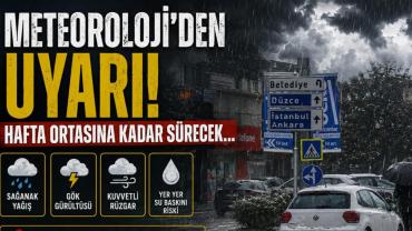 Meteoroloji'den Uyarı ' Hafta ortasına kadar sürecek...