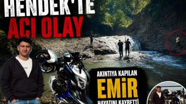 Hendek’te Acı Olay Akıntıya kapılan Emir Hayatını Kaybetti