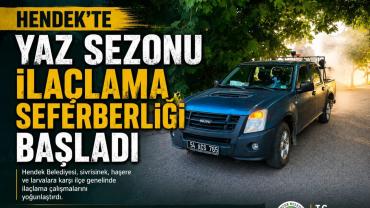 Hendek’te İlaçlama Mesaisi Başladı