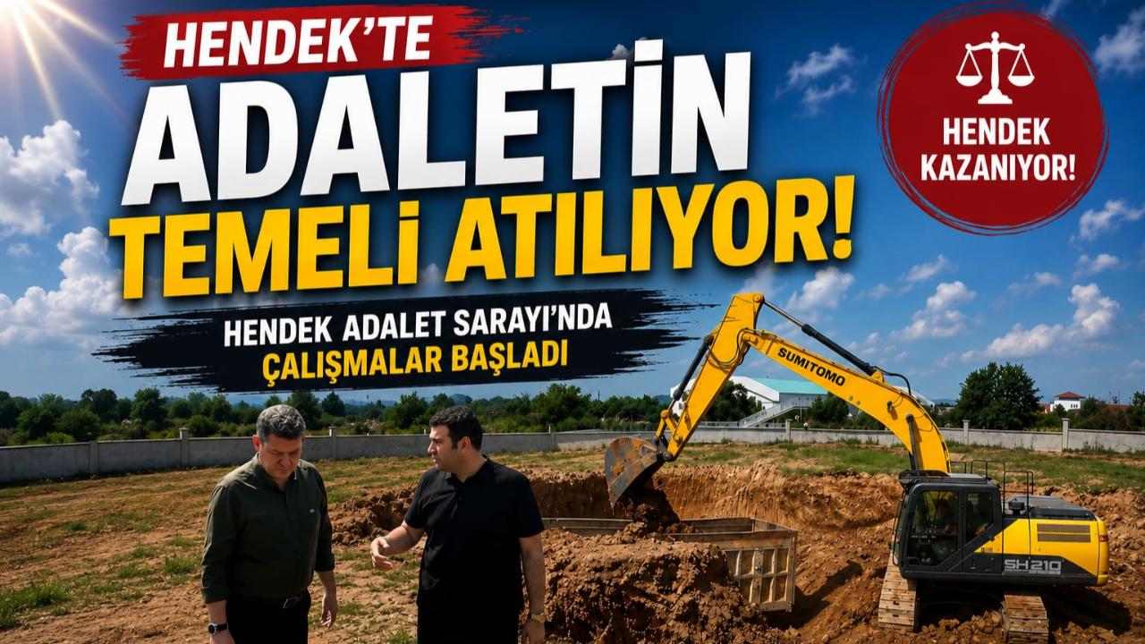 Hendek Adalet Sarayı’nda Çalışmalar Başladı