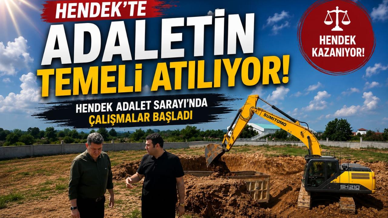 Hendek Adalet Sarayı’nda Çalışmalar Başladı