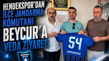 Hendekspor’dan İlçe Jandarma Komutanı Beycur’a Veda Ziyareti