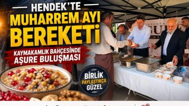 Muharrem Ayı Bereketi Kaymakamlık Bahçesinde Aşure Buluşması