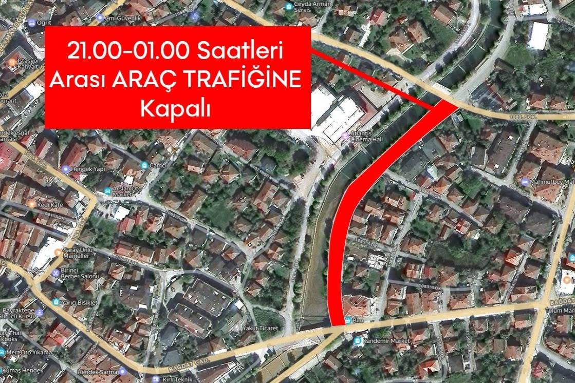 MAHMUTBEY MAHALLESİ’NDE  TRAFİK DÜZENLEMESİNE GİDİLDİ