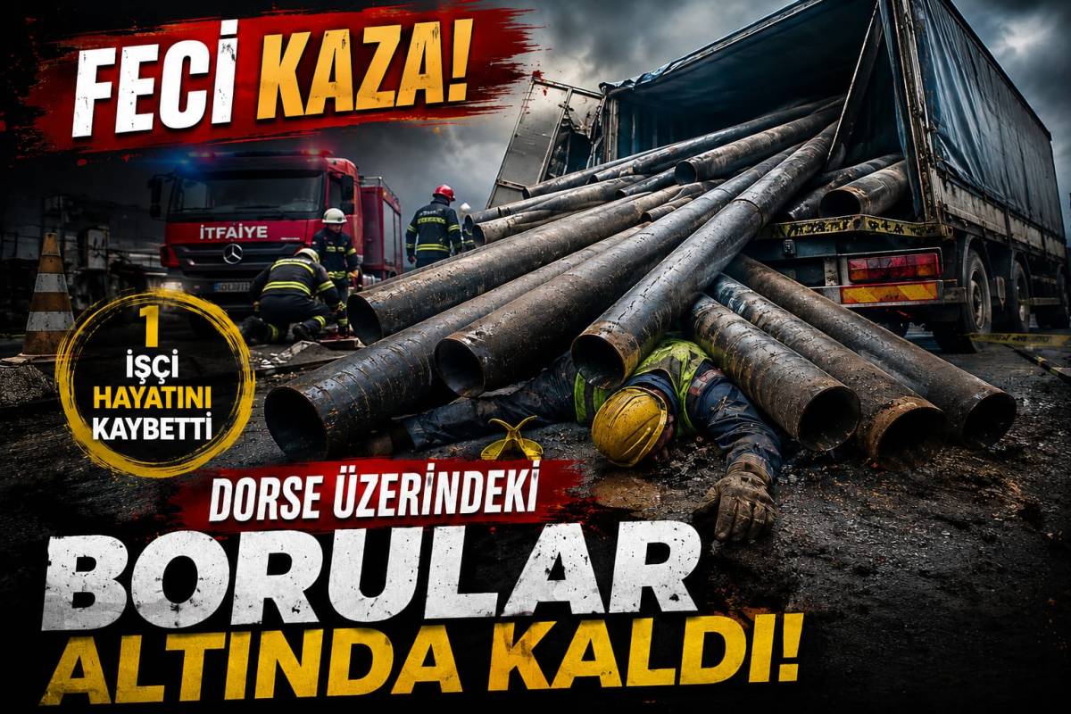 Feci Kaza: Dorse Üzerindeki Borular Altında Kaldı